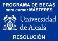 Resolución Becas de Másteres Universitarios en la Universidad de Alcalá 